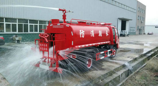 福田4吨消防洒水车图片