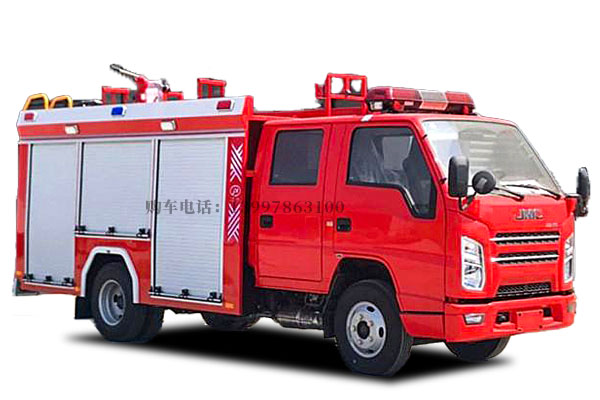 江铃2.5吨水罐消防车